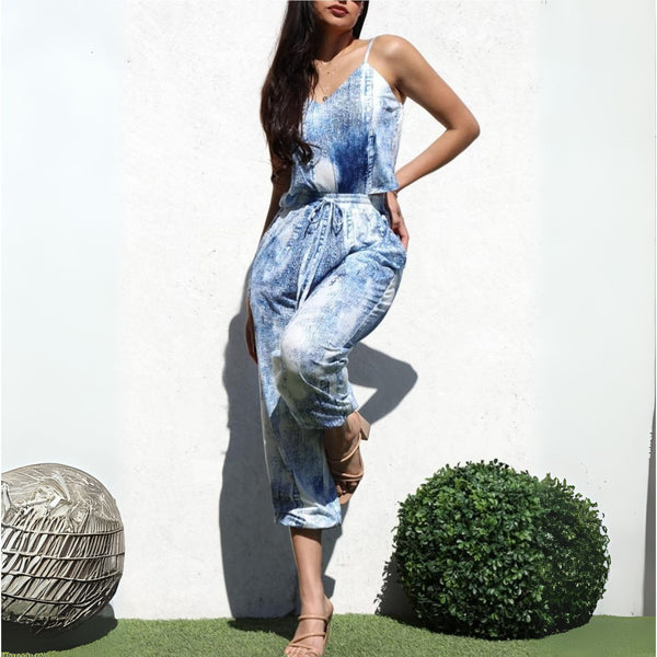 Celeste Denim Jogger Set