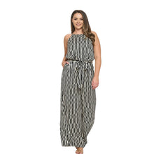 Plus Stripe Jumpsuit