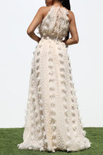 Cream Halter Dress