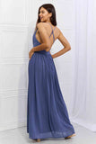 Dusty Blue Maxi Dress