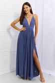 Dusty Blue Maxi Dress